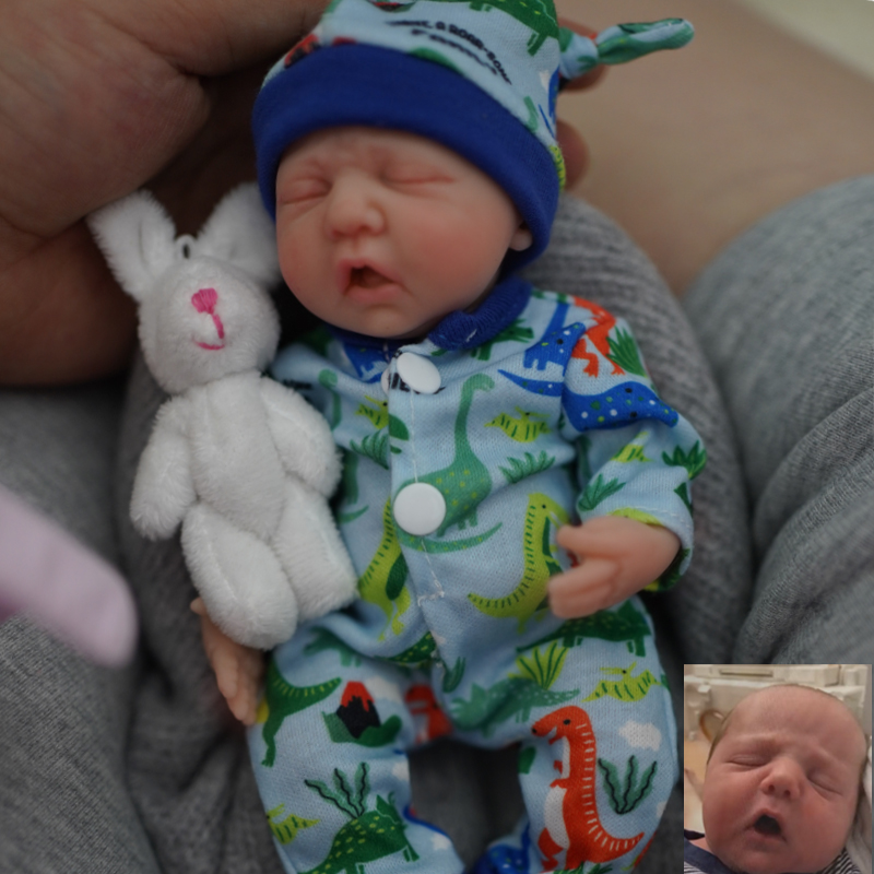 Reborn Baby Doll Silicone Realistic - دمية طفل سيليكون كامل الجسم ،