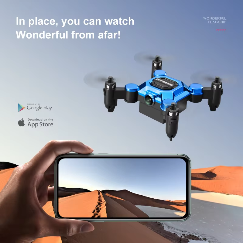 طائرة SNQP K04 ميني قابلة للطي - مراجعة Fpv Brushless Rc Drone 4K وسعره