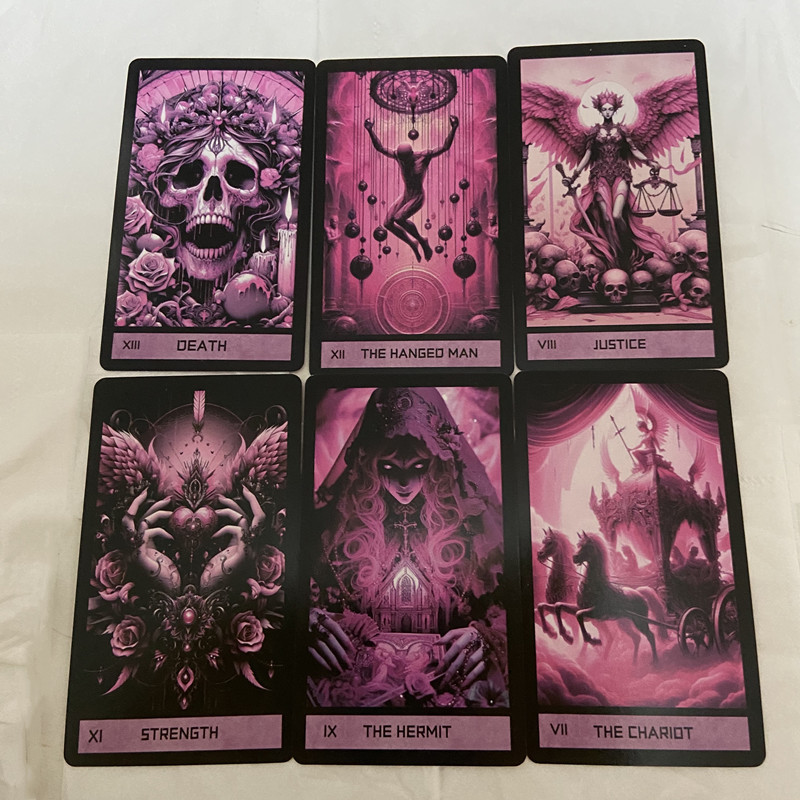 مجموعة بطاقات التاروت القوطية  - مراجعة Tarot Cards Deck With Guidebook وسعره